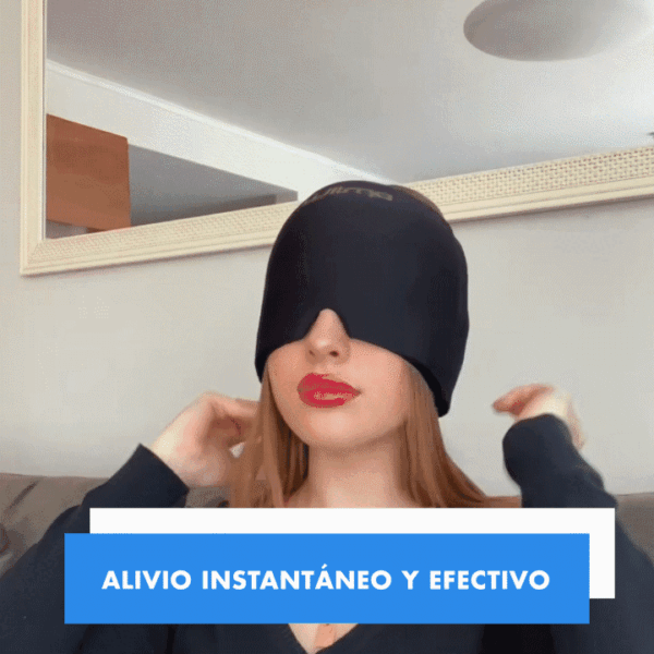 Mascarilla Terapéutica de Frío para Migrañas y Dolores de Cabeza – Alivio Inmediato y Cómodo - Imagen 4