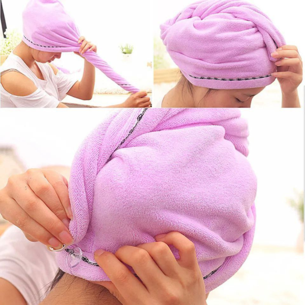 Gorro de Salida de Baño – Secado Rápido y Comodidad para Todo Tipo de Cabello - Imagen 4