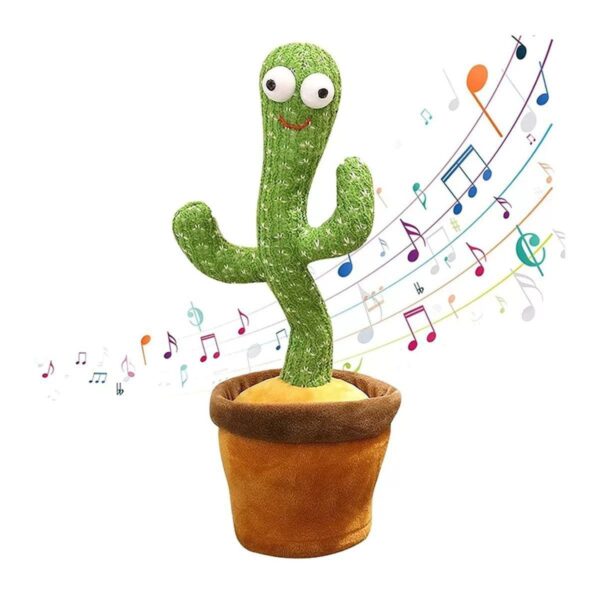 Cactus Bailarín y Musical - Juguete Interactivo que Baila, Canta y Divierte |🌵🎵¡Regalo Perfecto para Niños y Adultos! - Imagen 3