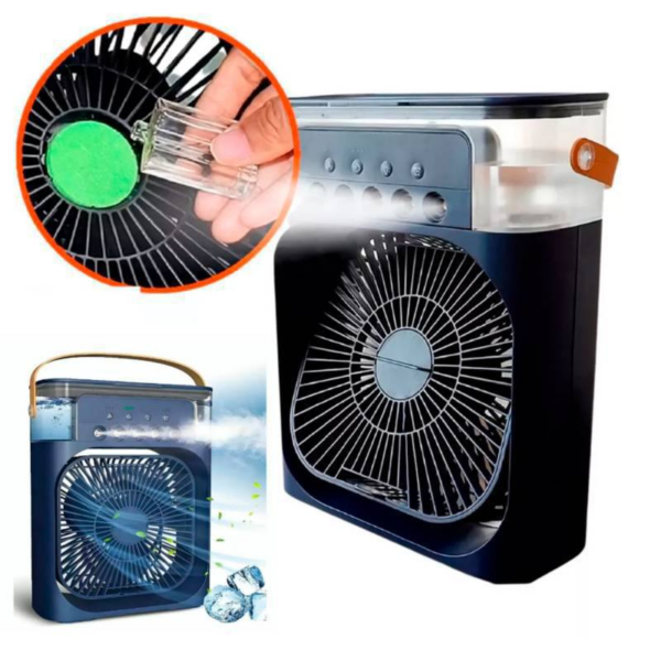 🌬️ Mini Ventilador Enfriador y Humidificador | Frescura Portátil para Cualquier Espacio - Imagen 2