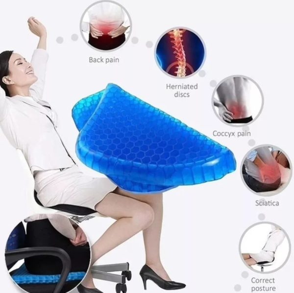 🪑 "Cojín Para Asiento Antideslizante - Comodidad y Estabilidad Todo el Día | Ideal para Hogar, Oficina y Auto" 🛋️