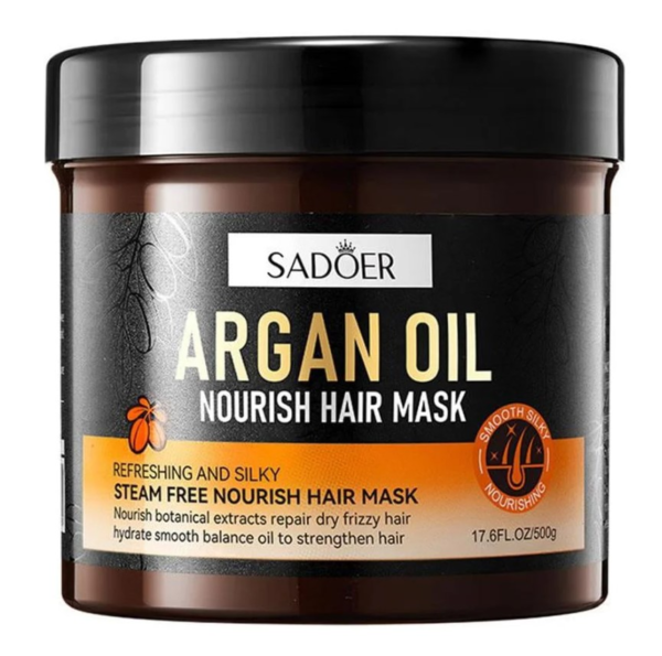 Mascarilla para cabello de ArgánMascarilla Capilar de Aceite de Argán – Reparación Profunda para Cabello Seco y Dañado