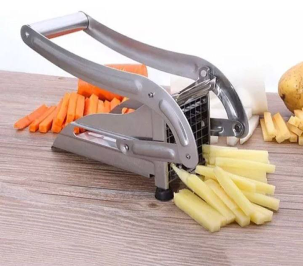 🔪 "Cortador de Papas Manual de Acero Inoxidable - Corta Rápido y Uniforme | Ideal para Hogar y Cocina Profesional" 🍟