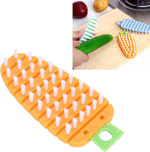 Cepillo de Cocina Multiusos en Forma de Zanahoria – Práctico, Adorable y Duradero