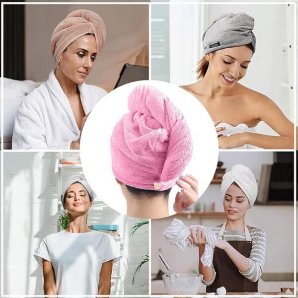 Gorro de Salida de Baño – Secado Rápido y Comodidad para Todo Tipo de Cabello - Imagen 3