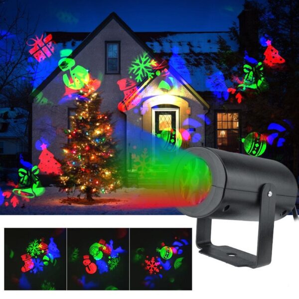 🎄 Proyector de Luces de Navidad - Ilumina tu Hogar con Efectos Mágicos y Festivos | Fácil Instalación ✨