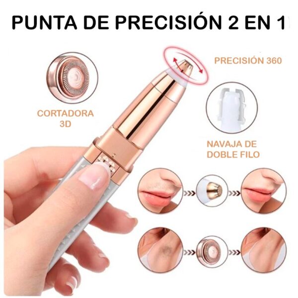 ✨ "Depilador Eléctrico 2 en 1 - Suavidad y Precisión para una Depilación Sin Dolor | Práctico y Eficaz" 💆‍♀️ - Imagen 3