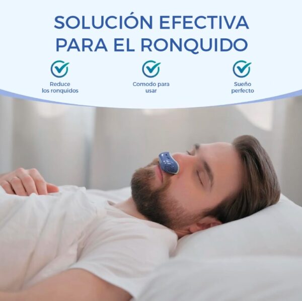 😴 Corrector Eléctrico de Ronquidos - Duerme Mejor y Elimina los Ronquidos al Instante | Solución Eficaz y Segura 🌙 - Imagen 4