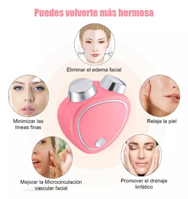 ✨ Masajeador Facial Microcorriente Eléctrico | Rejuvenece y Tonifica Tu Piel al Instante 💆‍♀️✨ - Imagen 2