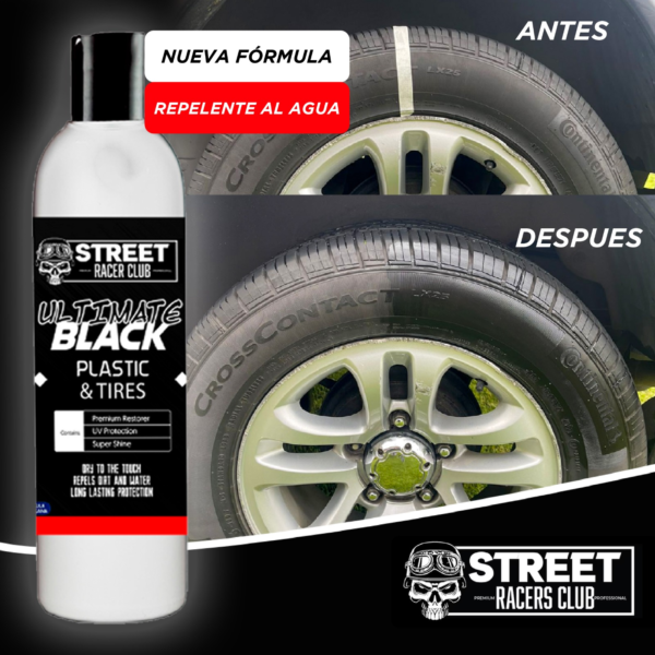 RESTAURADOR DE PARTES NEGRAS – PACK DE 2 ENVASES (250 ML) PARA PLÁSTICOS Y VINILOS COMO NUEVOS